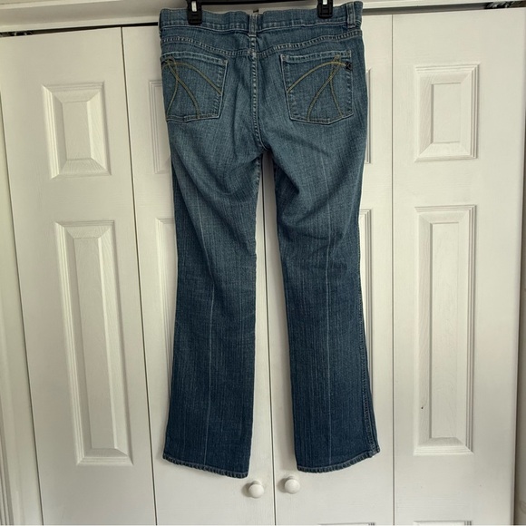 New York & Company Blue Boot Cut Jeans Classic Style - Picture 3 of 3